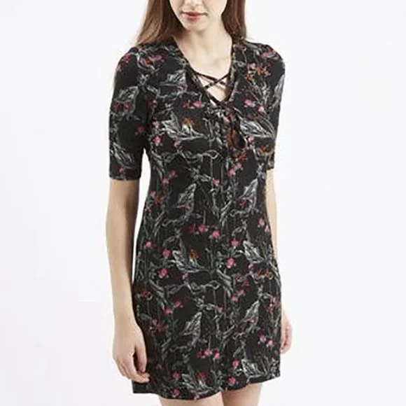 topshop lace up dress Topshop Lace Up Back Maxi Dress In Pink - 59% Off